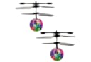EAXUS Spielzeug-Hubschrauber 2x Infrarot LED Heliball Selbstfliegend Bunt Bild 2