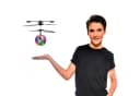 EAXUS Spielzeug-Hubschrauber 2x Infrarot LED Heliball Selbstfliegend Bunt Bild 3