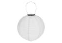 HAC24 LED Solar Laterne Weiss Kugelform mit Haken Bild 1
