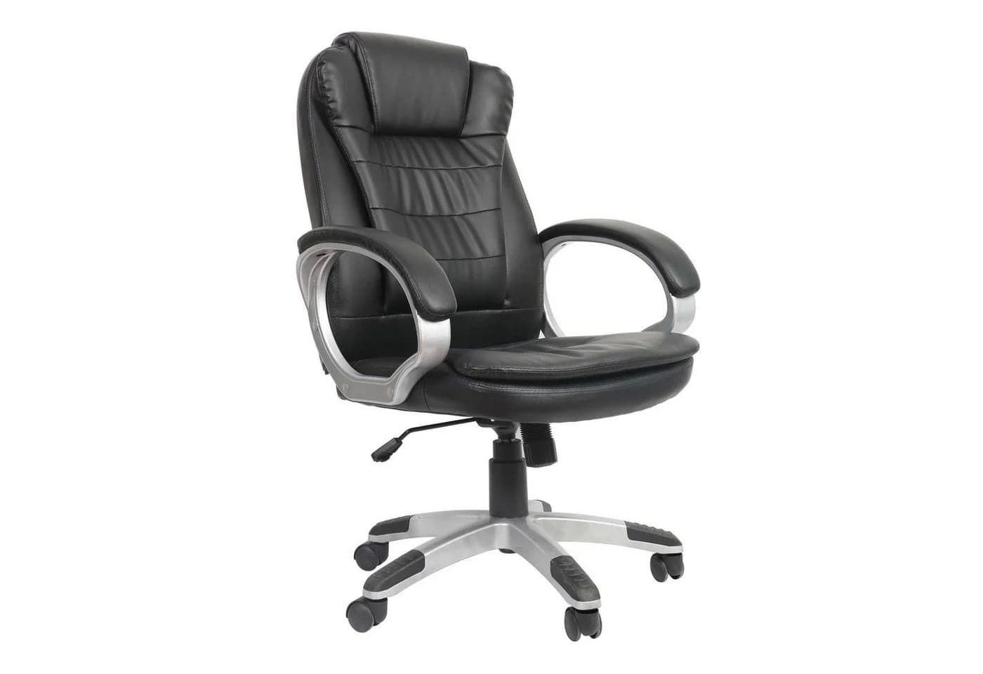 VOSSBACH Bürostuhl Chefsessel Schwarz Kunstleder - Bild 2