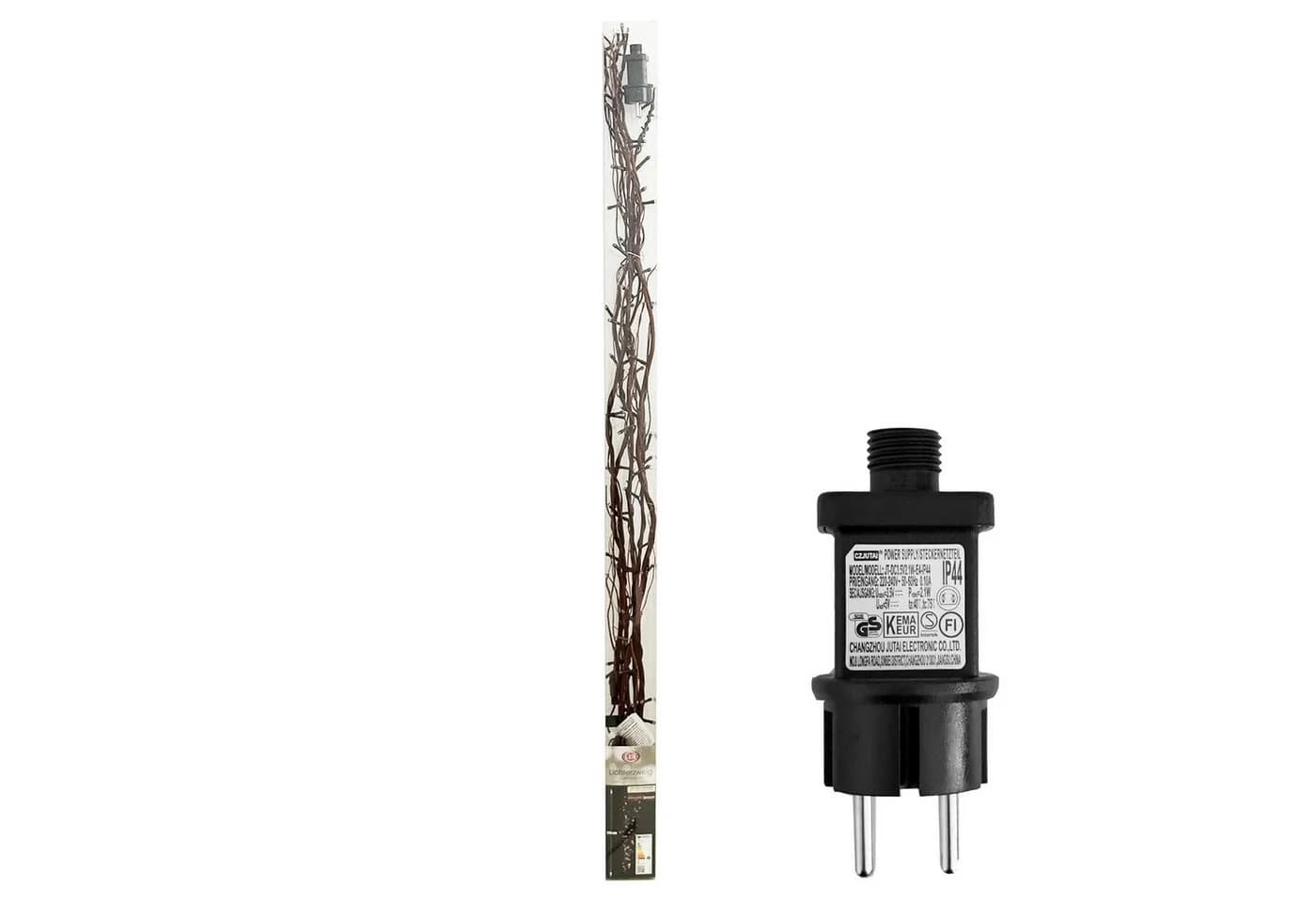 Mojawo Lichtervorhang Lichterzweige Braun mit 80 LEDs - Bild 4