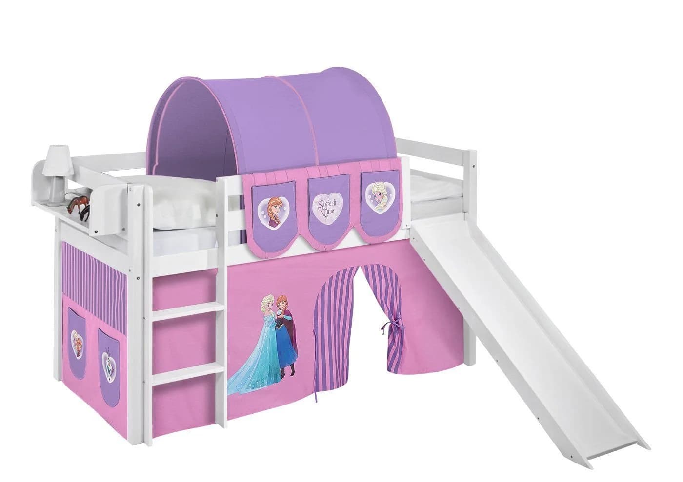 Lilokids Hochbett JELLE mit Vorhang & Turm Frozen Anna & Elsa Eiskönigin - Bild 2
