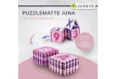 Juskys Puzzlematte Juna EVA Schaumstoff Rosa Lila Weiß Bild 1