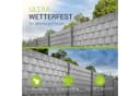 Juskys PVC Sichtschutzstreifen 4er Set Hellgrau Wetterfest Bild 5