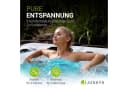 Artsauna Outdoor Whirlpool Oasis Grau mit LED & Treppe Bild 1