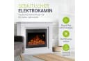 Juskys Elektrokamin Standkamin Weiß mit Heizung & Flammeneffekt Bild 2