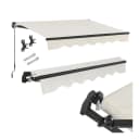 Juskys Gelenkarmmarkise Beige UV40+ Wasserabweisend Bild 1