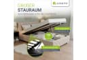 Juskys Polsterbett Nizza Beige Samt mit LED und Stauraum Bild 2