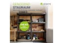 Juskys Schwerlastregal Easy 2er Set Grau 640 kg Traglast Bild 4