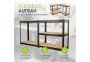 Juskys Schwerlastregal Easy 2er Set Grau 640 kg Traglast Bild 5