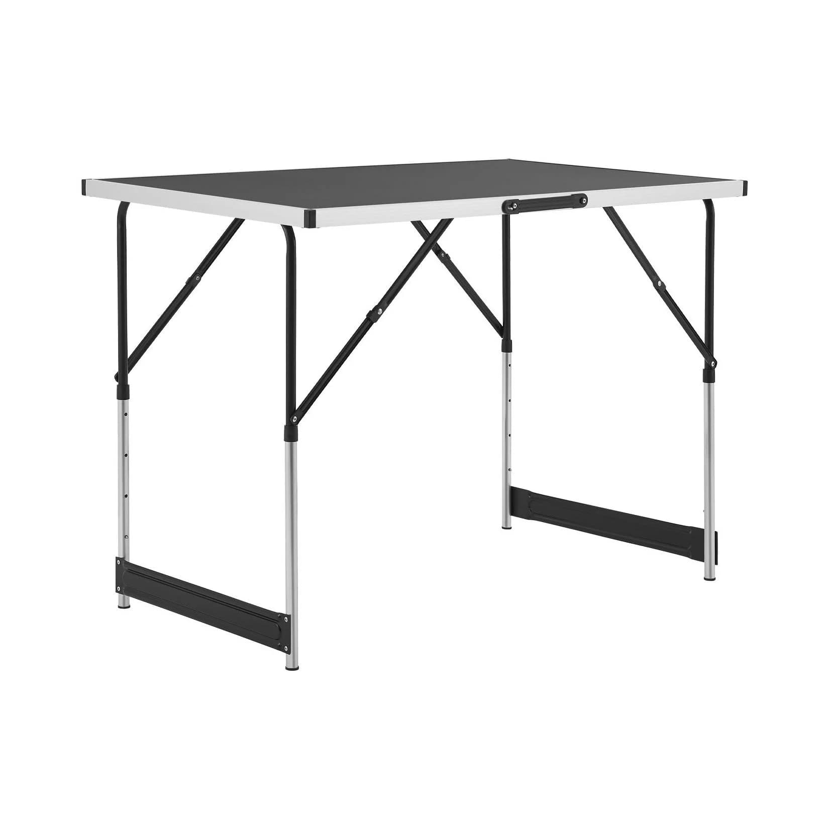 Juskys Multifunktionstisch 3-teilig Klappbar Aluminium Schwarz