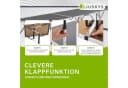 Juskys Multifunktionstisch 3-teilig Klappbar Aluminium Schwarz Bild 4