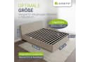 Juskys Polsterbett Nizza Beige mit LED und Stauraum Bild 5