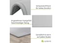 Juskys Krabbelmatte Maila Grau Memory-Foam rutschfest Bild 5
