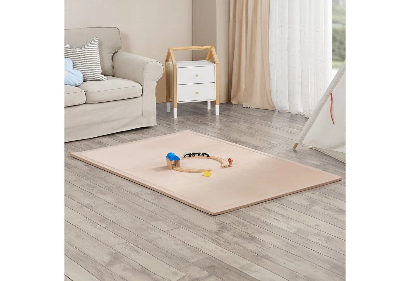 Juskys Puzzlematte Maila Krabbeldecke 180x120 cm - Bild 2