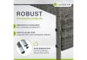 Juskys Gartenstuhl Yoro 6er Set Grau Polyrattan Stapelbar Bild 5