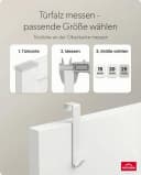 MDCASA Premium Türhaken Set 4-tlg. Edelstahl Bild 4
