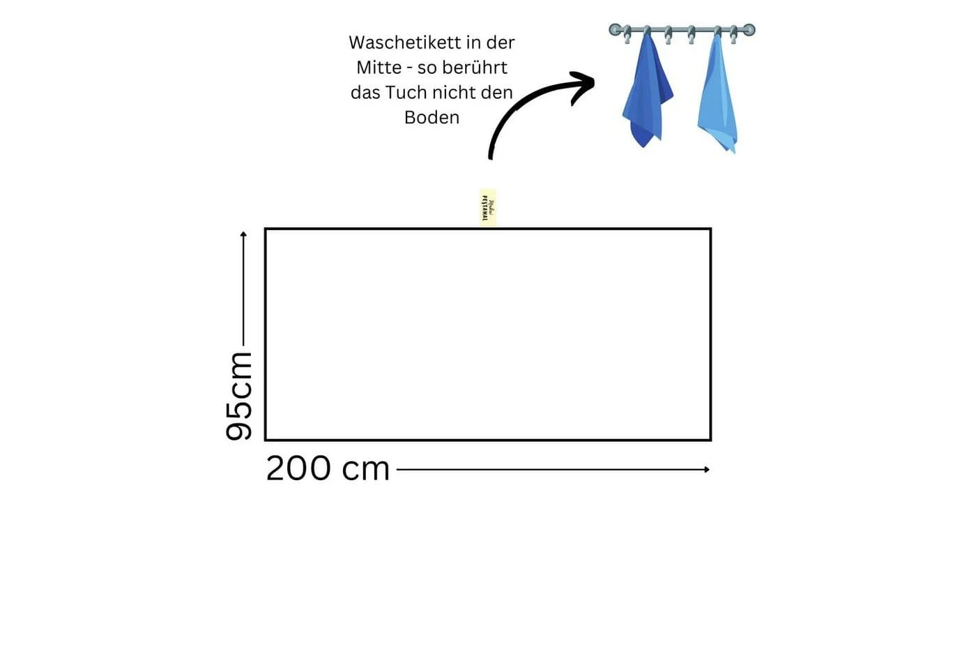 Makai Hamamtuch Pestemal Silbergrau Baumwolle - Bild 3