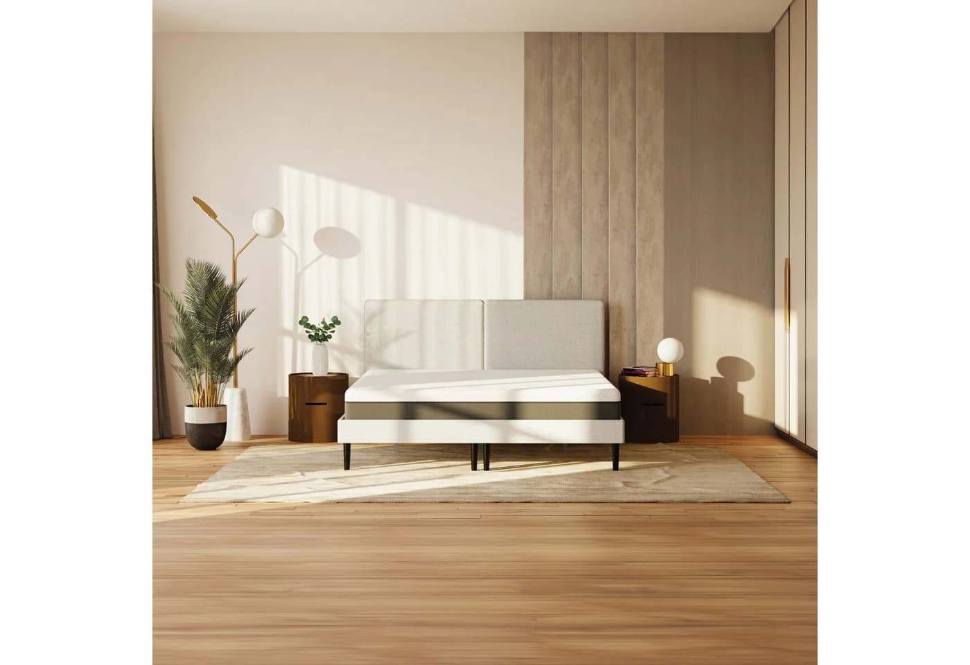 Emma Original Memory Foam Matratze Weiß Modern