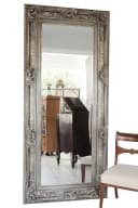 Aubaho Wandspiegel Facettenschliff Silber Holzrahmen Bild 1