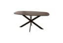 LEVEN Lifestyle Esstisch ESCANDI Oval Akazie massiv braun Bild 3