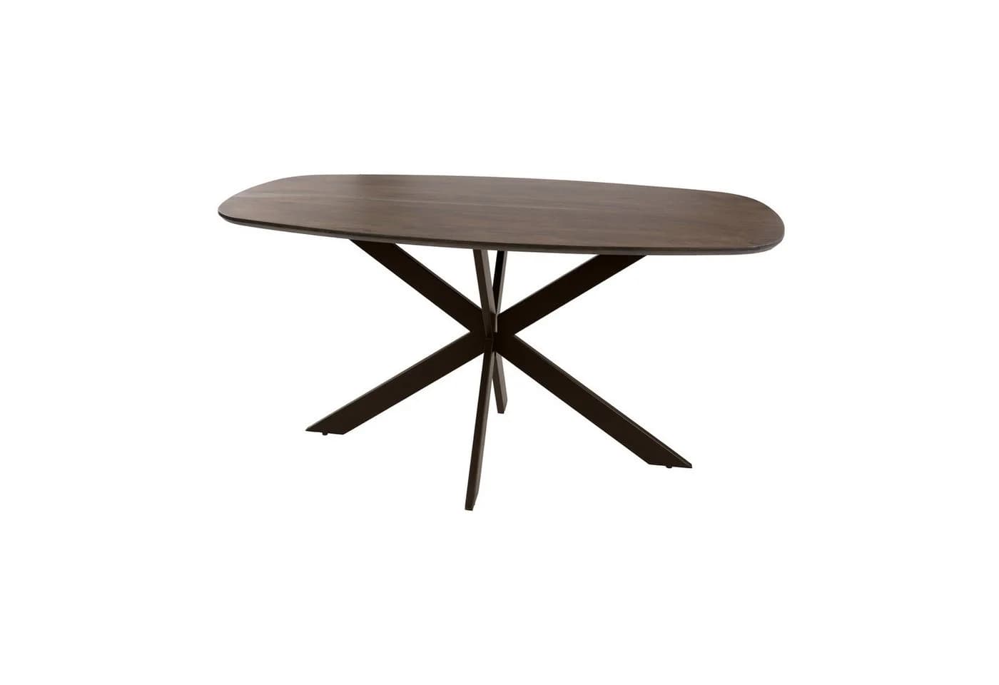 LEVEN Lifestyle Esstisch ESCANDI Oval Akazie massiv braun - Bild 3