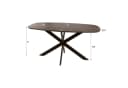 LEVEN Lifestyle Esstisch ESCANDI Oval Akazie massiv braun Bild 4