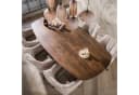 LEVEN Lifestyle Esstisch MILANO oval massiv Akazienholz Braun Bild 4