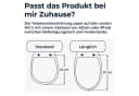 flexilife Toilettensitzerhöhung mit Deckel Weiß 10 oder 15 cm Bild 3