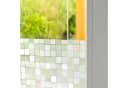shelfmade Fensterfolie Sichtschutz Folie große Quadrate statisch haftend Bild 1