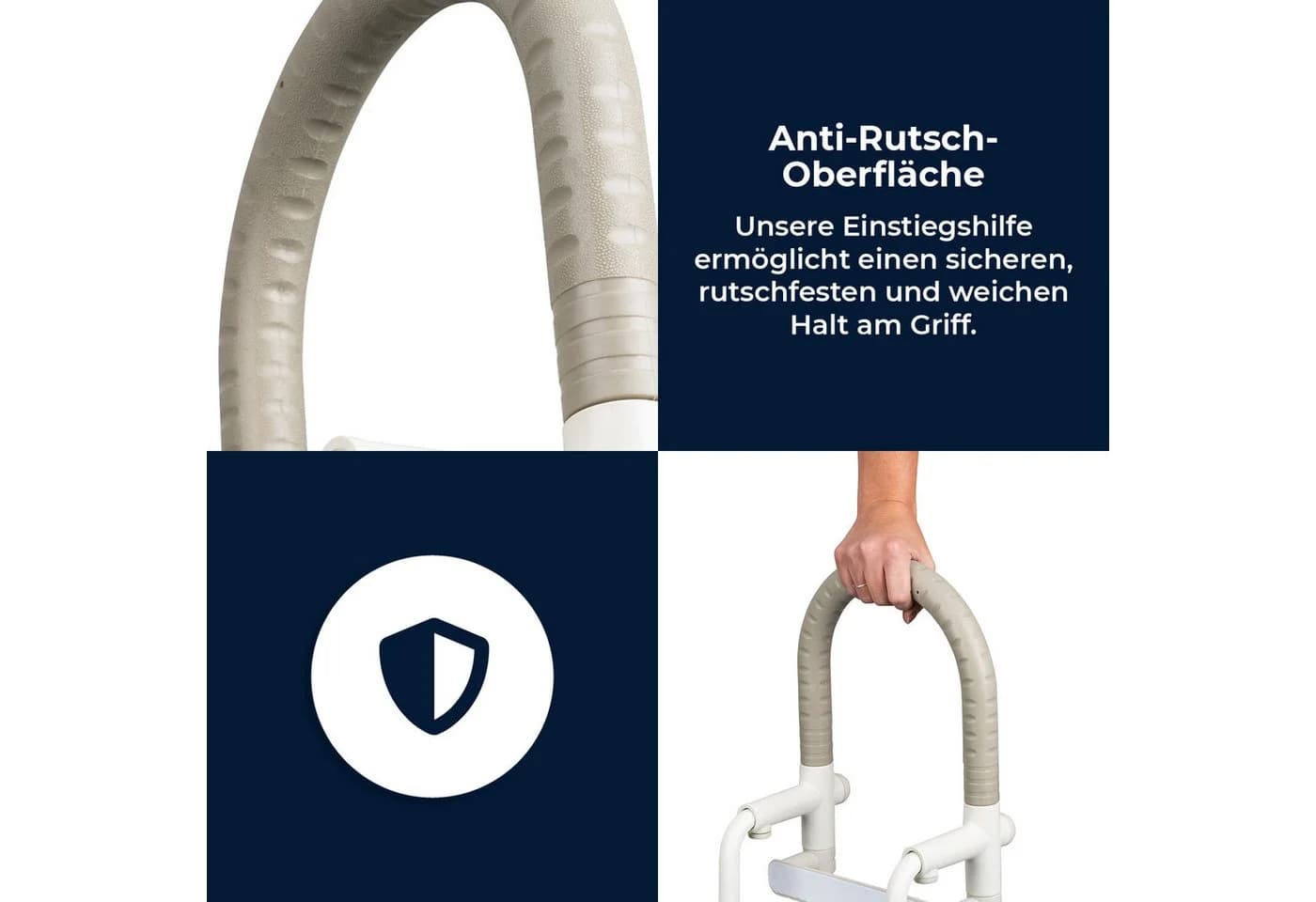 flexilife Badewanneneinstiegshilfe BONARE Weiß Verstellbar - Bild 5