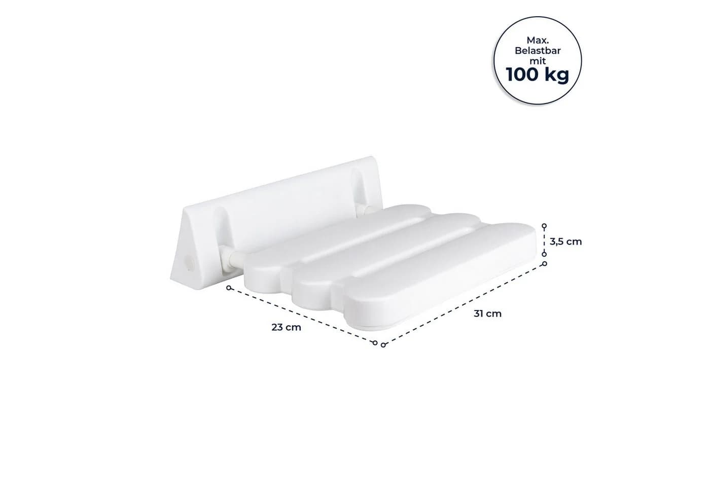 flexilife Duschklappsitz BASIC zur Wandmontage