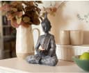 INtrenDU Buddhafigur mit Teelichthalter und Strass-Schärpe Bild 1