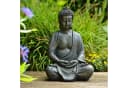 INtrenDU Dhyana-Buddha Gartenfigur 38cm Polyresin Bild 2
