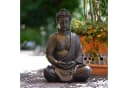 INtrenDU Dhyana-Buddha Gartenfigur 38cm Polyresin Bild 5