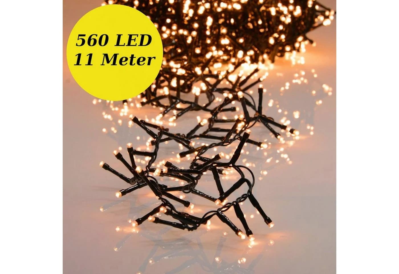 INtrenDU LED-Lichterkette 560 LED 11m mit Timer, Beleuchtungsprogrammen und Memoryfunktion - Bild 2