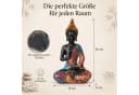 INtrenDU Buddhafigur bunt 26 cm sitzend im Pop-Art-Stil Bild 1