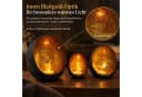 INtrenDU Teelichthalter oval 3er-Set Metall schwarz matt gold Bild 1