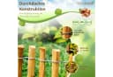Floranica Staketenzaun aus Haselnuss Holz Gartenzaun Braun Bild 4