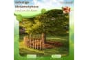 Floranica Staketenzaun aus Haselnuss Holz Gartenzaun Braun Bild 5