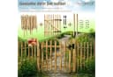 Floranica Staketenzaun Haselnuss Holz Bild 3