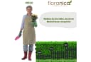 Floranica Zierzaun Anthrazit Kiefernholz Steckzaun Bild 3