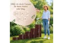 Floranica Weidenzaun Beeteinfassung Beetbegrenzung aus Weide Steckzaun Braun Bild 1