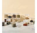 Lieblingsglas Gewürzglas-Set 20-tlg. Eckig Glas Weiß Bild 1