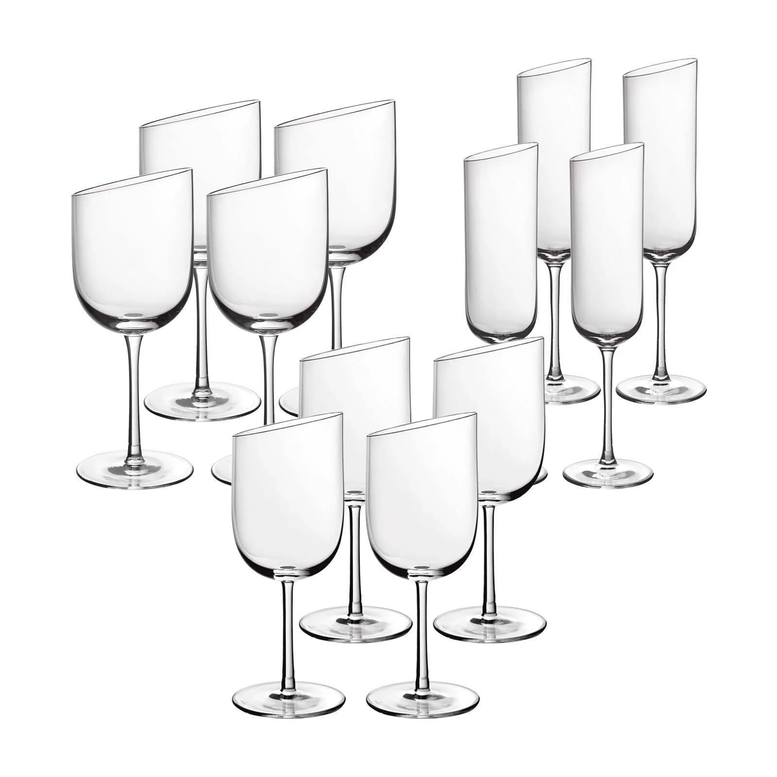 Villeroy & Boch Wein- und Sektgläser NewMoon 12er Set transparent
