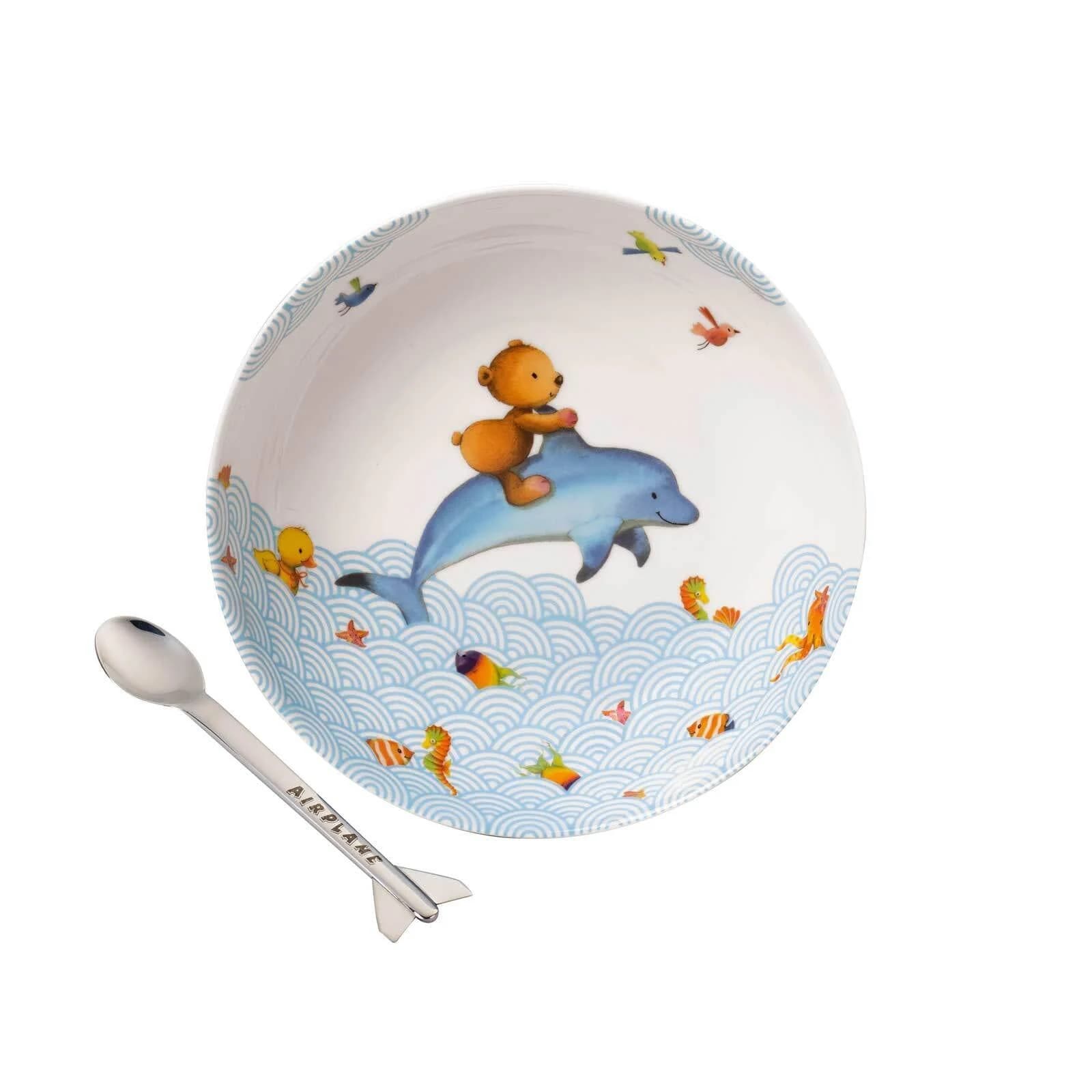 Villeroy & Boch Kindergeschirr-Set Happy as a Bear 2-teilig Bunt