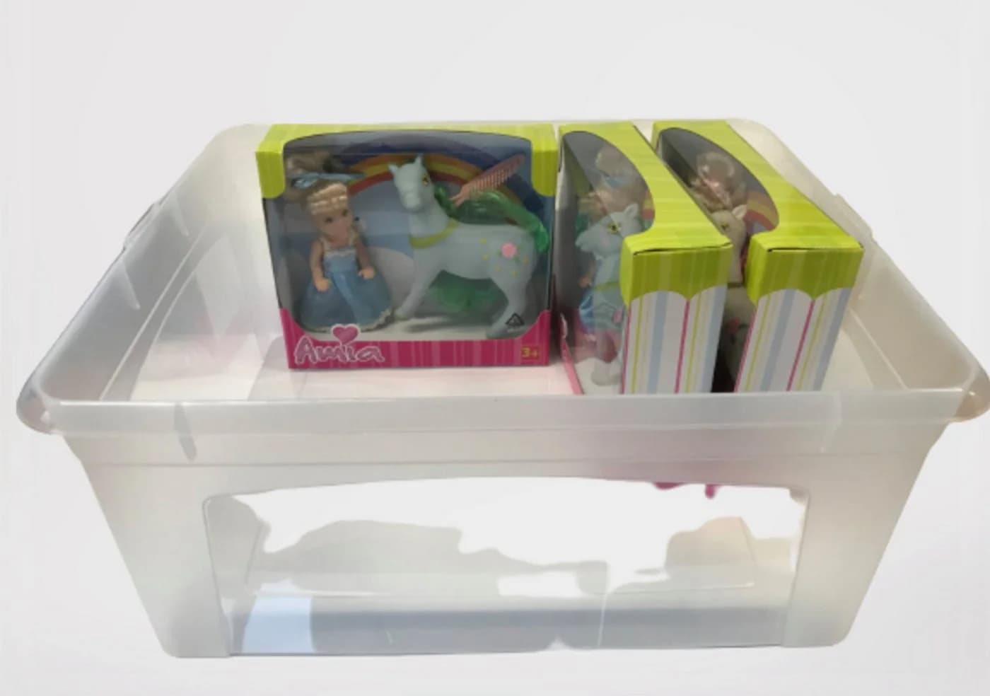 Lomatek Aufbewahrungsbox 18l transparent mit Deckel