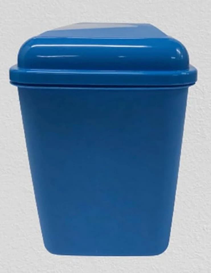 Lomatek Vorratsdose Knäckebrotbox mit Klickverschluss Blau BPA-frei