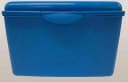 Lomatek Vorratsdose Knäckebrotbox mit Klickverschluss Blau BPA-frei Bild 2