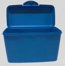 Lomatek Vorratsdose Knäckebrotbox mit Klickverschluss Blau BPA-frei Bild 3